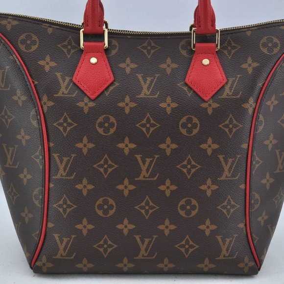 Tournelle PM Monogram Canvas Red Shoulder Bag - Picture 2 of 10